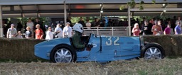 Bugatti Type 54 launches from the startline at Goodwood