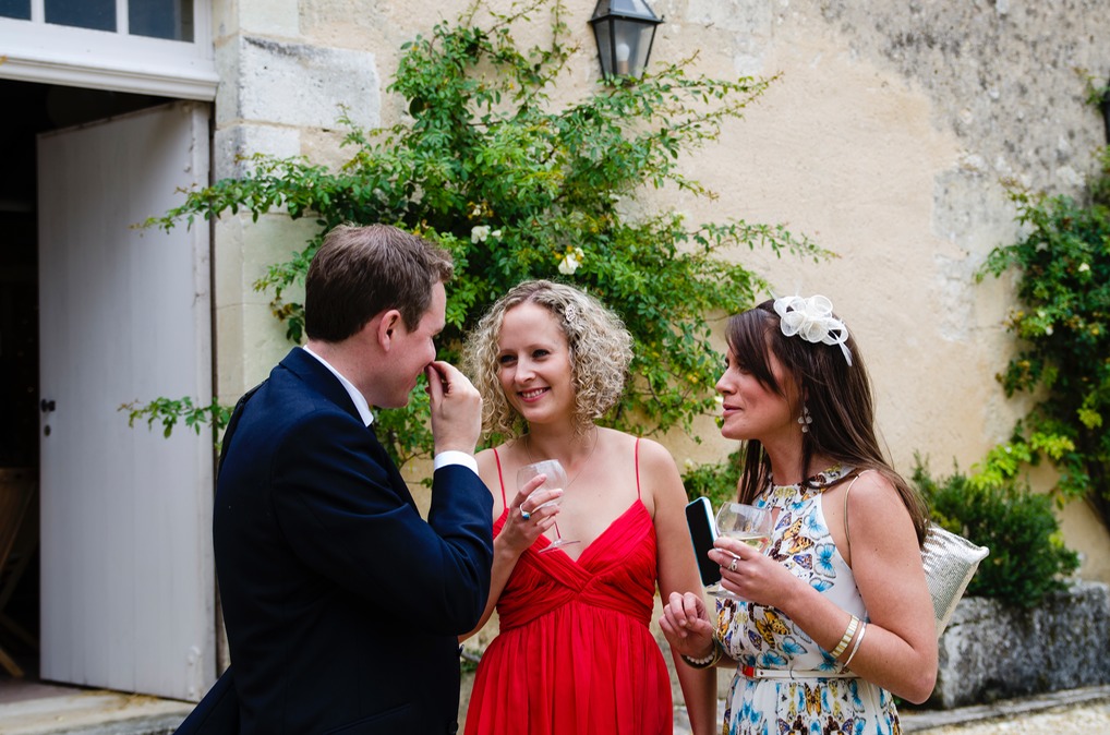 Guests in Colours of French Flag
