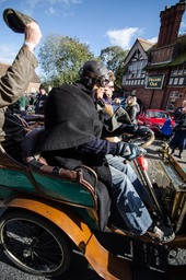 Just about in the car with them