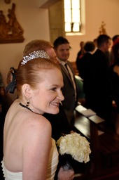 The Bride on the way to the Alter